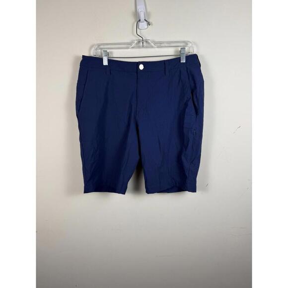 Lululemon Commission Shorts 32 Golf Chino Nylon Stretch Blue Casual - Picture 1 of 6